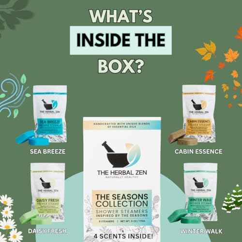 Shower Steamers Aromatherapy Tablets ? Variety Pack - Shower Bombs Aromatherapy Made in USA ? Self Care Gifts for Women and Men ? Natural Essential Oils ? Adult Christmas Stocking Stuffers (8 Pack)