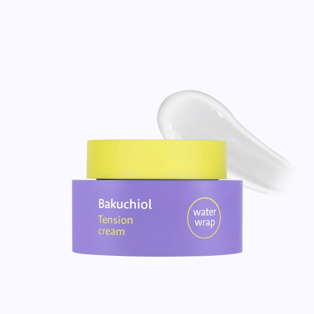 CHARMZONE Bakuchiol WaterWrap Tension Cream – Korean Skincare Retinol Alternative with 99% Bakuchiol, Pore Refining, 8-Layer Hyaluronic Acid for Firming, Anti-Aging, Hydration (1.69 fl. oz / 50 ml)