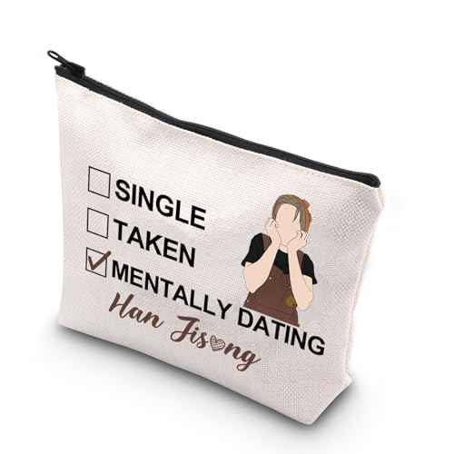 JNIAP Stay Han Makeup Bag Stay Quokka Gifts Single Taken Mentally Dating With Han Gifts Stay Member Gifts (WITH HAN mb)
