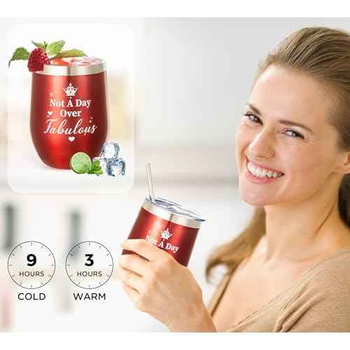 Birthday Gifts Baskets Box Women, Unique Happy Birthday Gifts Basket for Mom Her Best Friend Sister Wife Girlfriend Coworker,Luxury Self Care Ideas Box Relaxing Spa Gifts Set with Tumbler