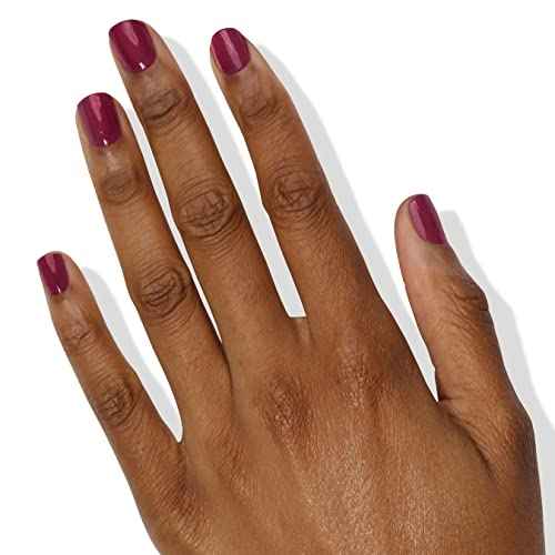 LONDONTOWN lakur Nail Polish - Chip-Resistant, Non-Toxic, Conditions & Hydrates Nails | Glossy Raspberry, Flirty & Thriving, .40 fl oz