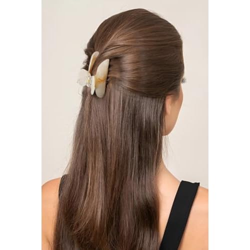 Teen Girl Gifts Trendy Stuff - Initial Cute Hair Clips, Letter Elegant Hair Claw Clips, Fashion Glitter Claw Clips Durable Hair Clips, Birthday Gifts for Teens Daughter Sister Christmas Gifts