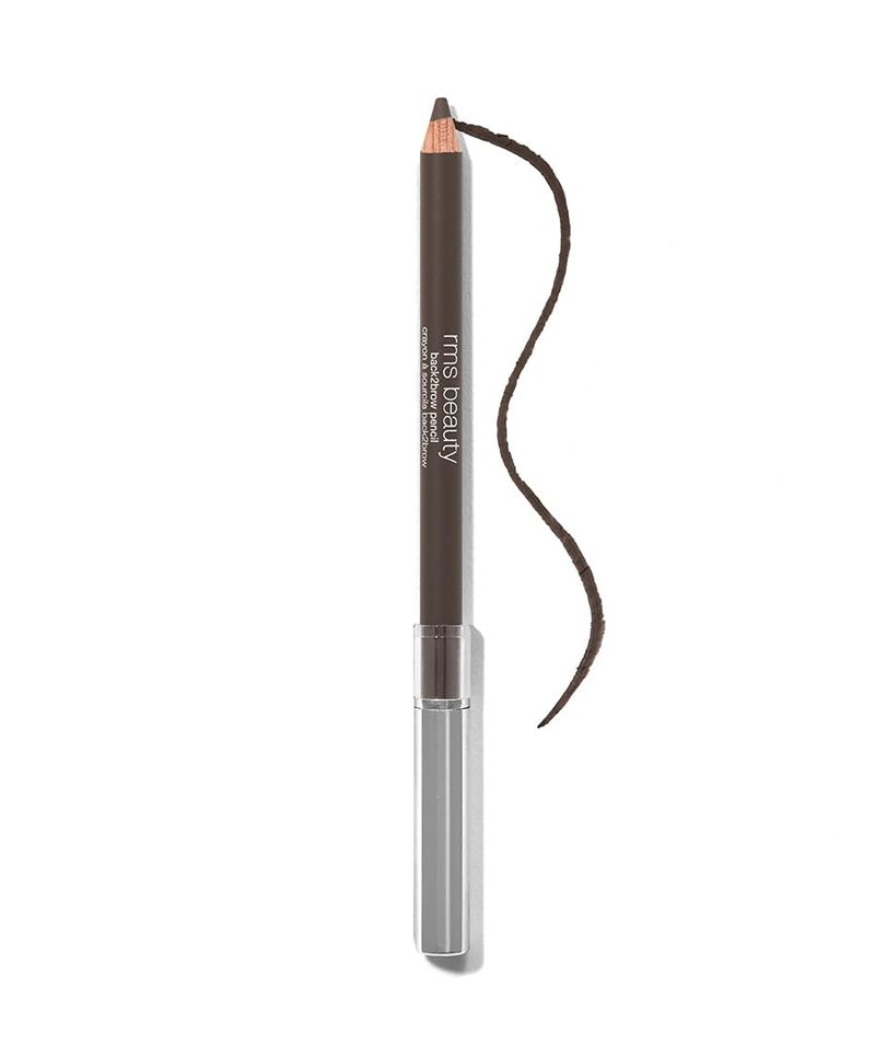 rms beauty Back2Brow Pencil Waterproof Smudge-Resistant Buildable Brow Color with Fine Tip for Natural Hair-Like Strokes Nourishing 0.3g