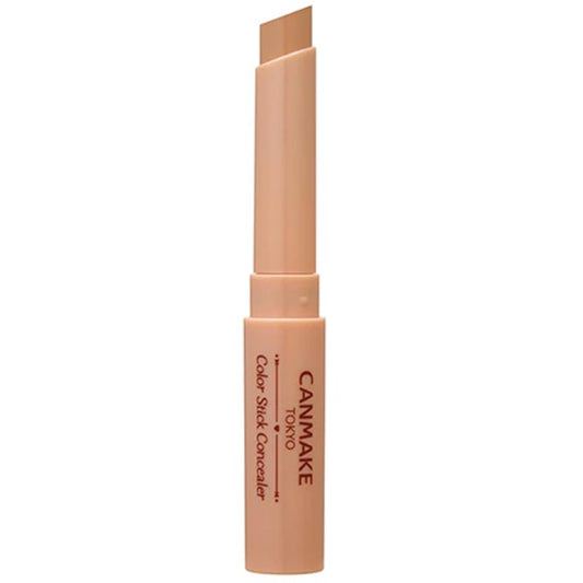 CANMAKE Color Stick Concealer - Apricot Shade, 0.06 oz | Creamy, Lightweight Formula