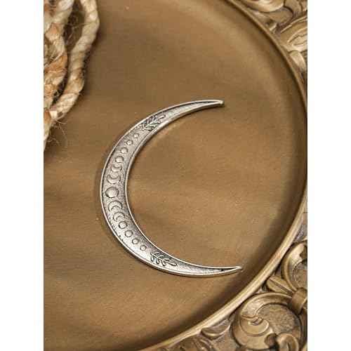 HAQUIL Moonphase Cresent Hairstick Vintage Antique Moon Shape Viking Hairstick Jewelry