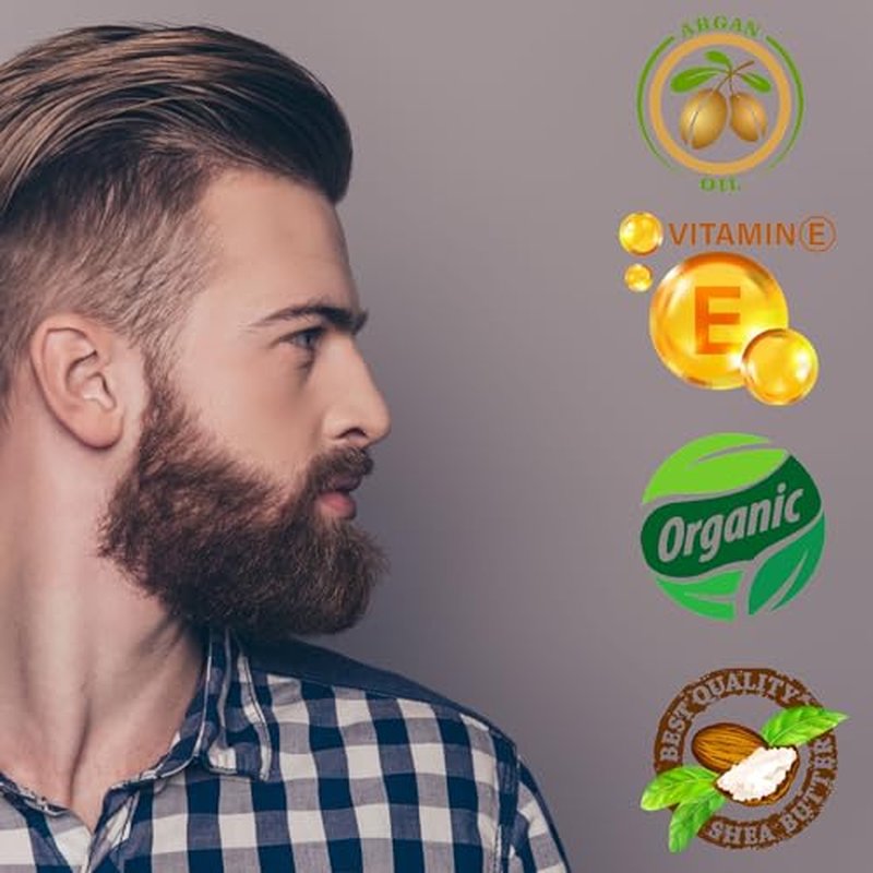 Christmas Gifts for Men Beard Grooming Kit, Gifts for Dad, Holiday Gift Beard Kit Set with Beard Oil, Balm, Wash, Brush, Comb & More, Mens Gifts for Him, Birthday Boyfriend Husband Man