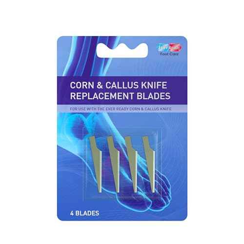Ever Ready Corn & Callus Trimmer - Instant Relief from Corns & Calluses | Removes Dry, Hard & Cracked Skin | Home Pedicure Treatment for Footcare