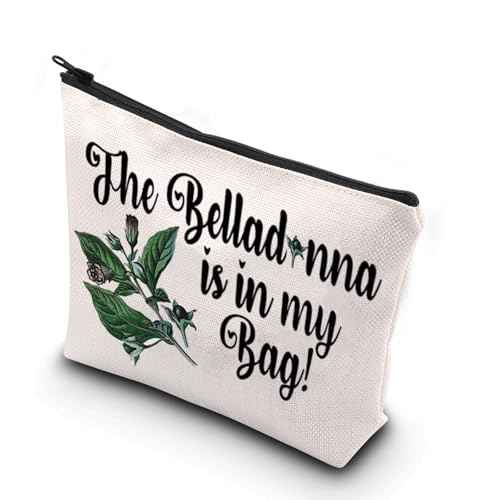 WCGXKO Movie Inspired Movie Makeup Bag Witchcraft Witchy Bag for Women (Bel)