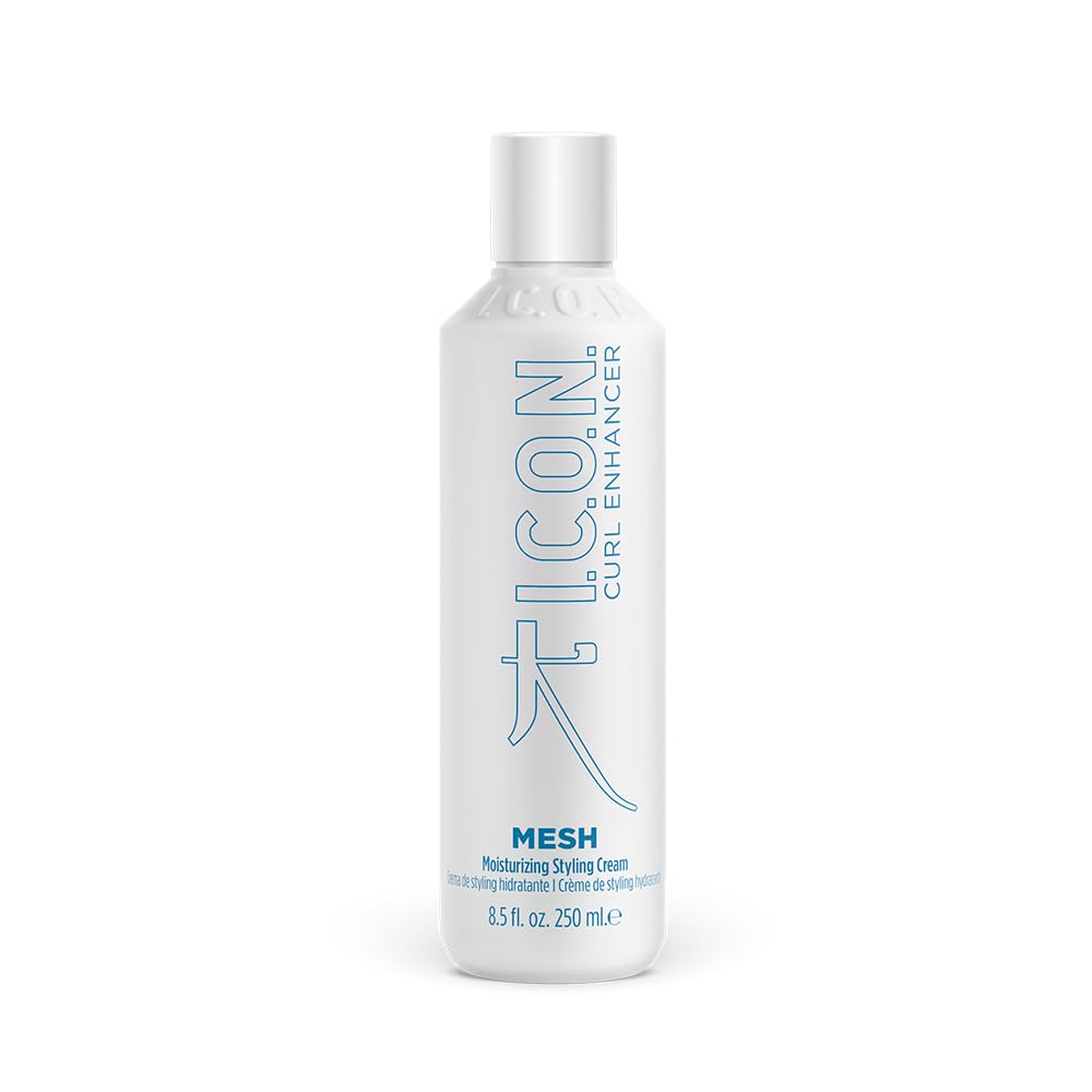I.C.O.N. Mesh Moisturizing Styling Cream - Hydrating Cream for Wavy, Curly & Straight Hair | 8.5 Fl Oz
