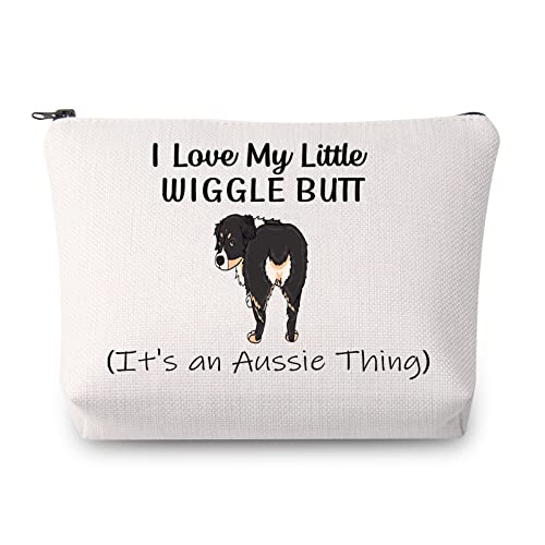 JYTAPP Aussie Lover Gift Australian Shepherd Dog Owner Gift Aussie Mom Cosmetics Bag It's An Aussie Thing Makeup Bag Dog Gift