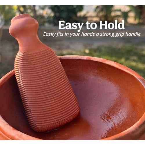 Natural Pumice Stone Made up of Terra Cotta Ancient Indus Valley Foot Scrubber Callus Remover Skin Care Kit for Hand and Dead Skin, Pedicure Tools Foot Exfoliator, Cracked Heels, Body Loofah