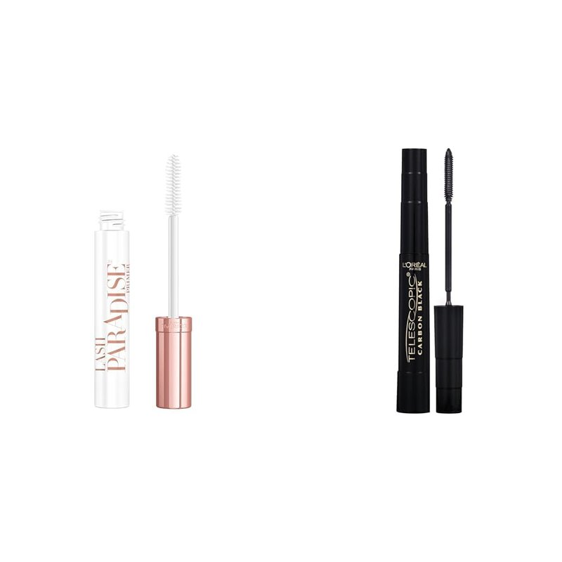 L'Oreal Paris Voluminous Lash Paradise Mascara Primer & Telescopic Lengthening Mascara | 0.27 Fl Oz Each