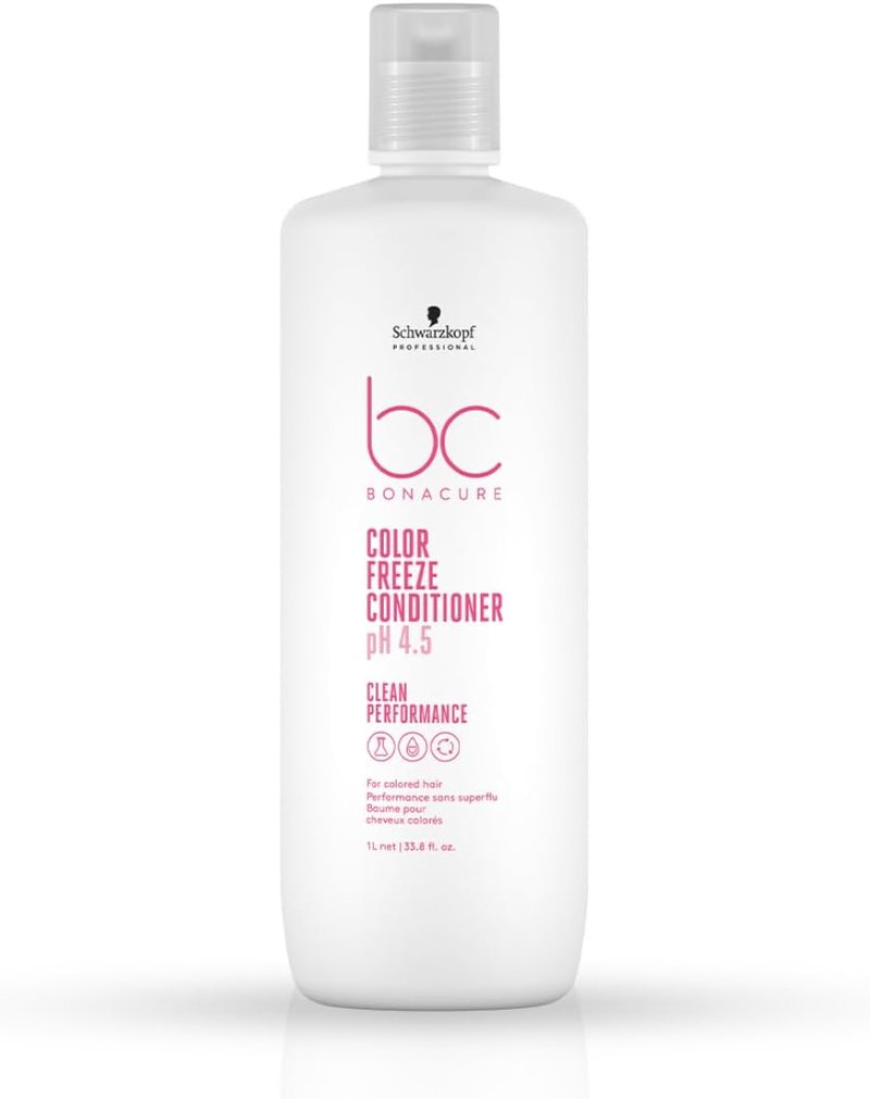 Schwarzkopf Professional Color Freeze Conditioner - pH 4.5, 1000 ml | Color Protection & Shine
