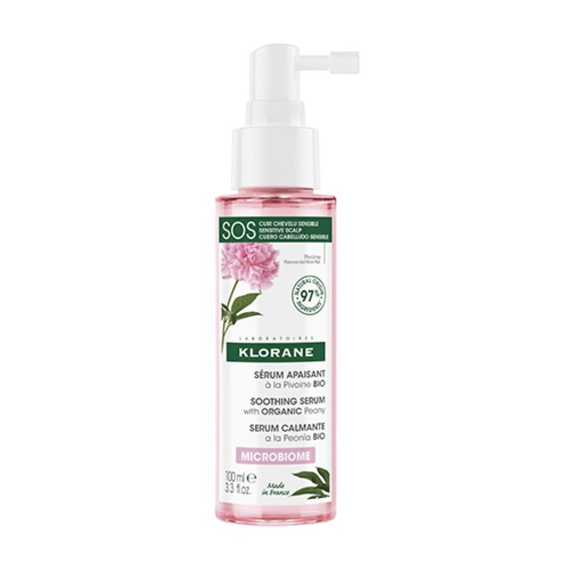 Klorane Soothing Scalp Serum with Peony - 3.4 Fl. Oz. | Nourishing Hair Treatment
