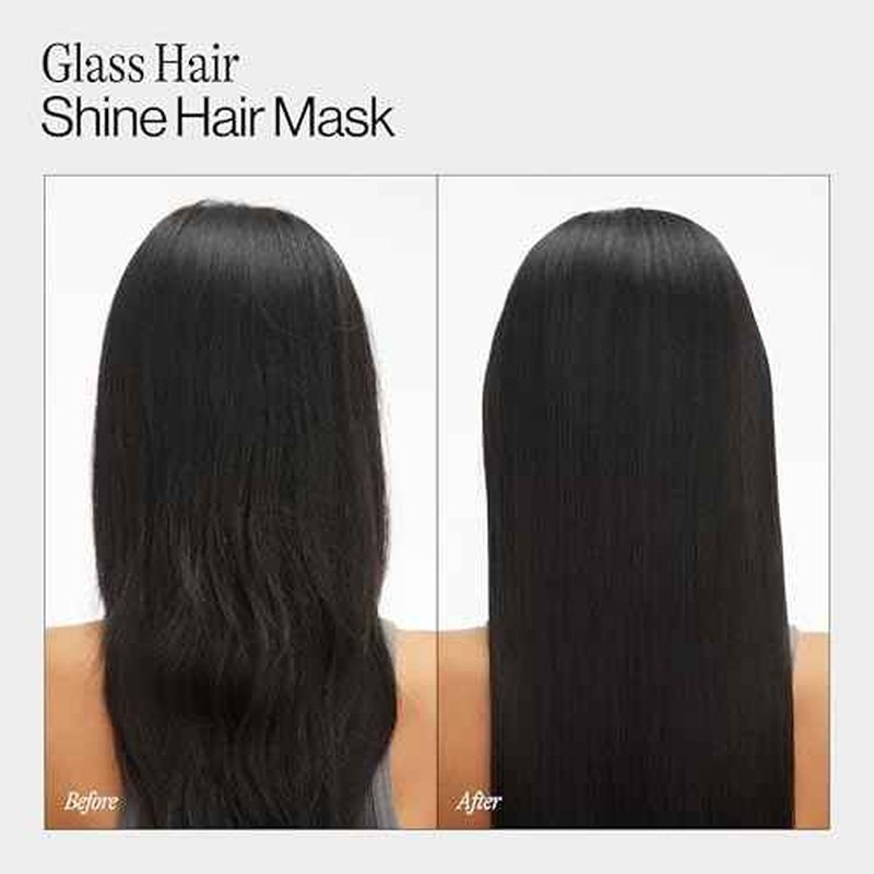 Eva NYC Anti-Frizz Hair Mask for Instant Shine - Argan Oil + Neem Oil - For High Gloss + Glassy Mirror-Like Shine - Nourishing Anti-Frizz Hair Product - Warm Vanilla Scent - 8.4 fl oz