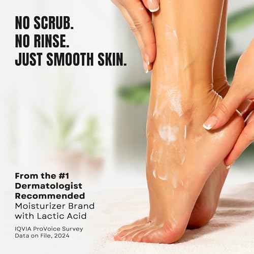 AmLactin Foot Repair Cream with Moisturizing Socks - Therapeutic Foot Cream for Dry Cracked Heels and Feet - No-Scrub Exfoliator and Moisturizer with 15% Lactic Acid AHA - 3 oz (Packaging May Vary)?