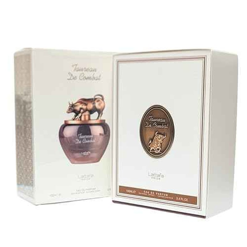 Lattafa Pride Taureau De Combat Eau de Parfum Spray 100ml (3.4 oz) | Bold Amber, Tobaco & Vanilla Fragrance | Long-Lasting Warm Spicy Scent with Cardamom & Cinnamon