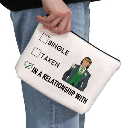 G2TUP Dating T H Makeup Bag T H Fan Gift Cosmetic Bag with Zipper