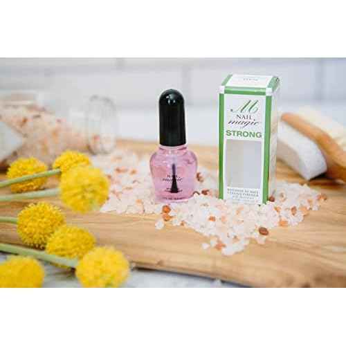 Nail Magic Strong Botanical Nail Strengthener,Conditioner w/horsetail, rich in silica, nutrients, vegan, cruelty free, helps splitting, cracking and breaking nails. Nail health & growth (0.5 Fl Oz)