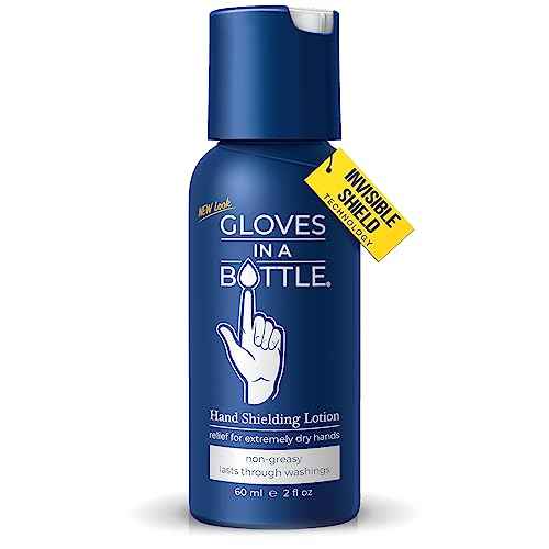 Gloves In A Bottle Hand Lotion for Nurses ? Best Travel Hand Cream for Dry, Cracked Hands, Eczema & Psoriasis Relief ? Silicone Glove Hand Lotion for Healthcare Workers ? 2 oz