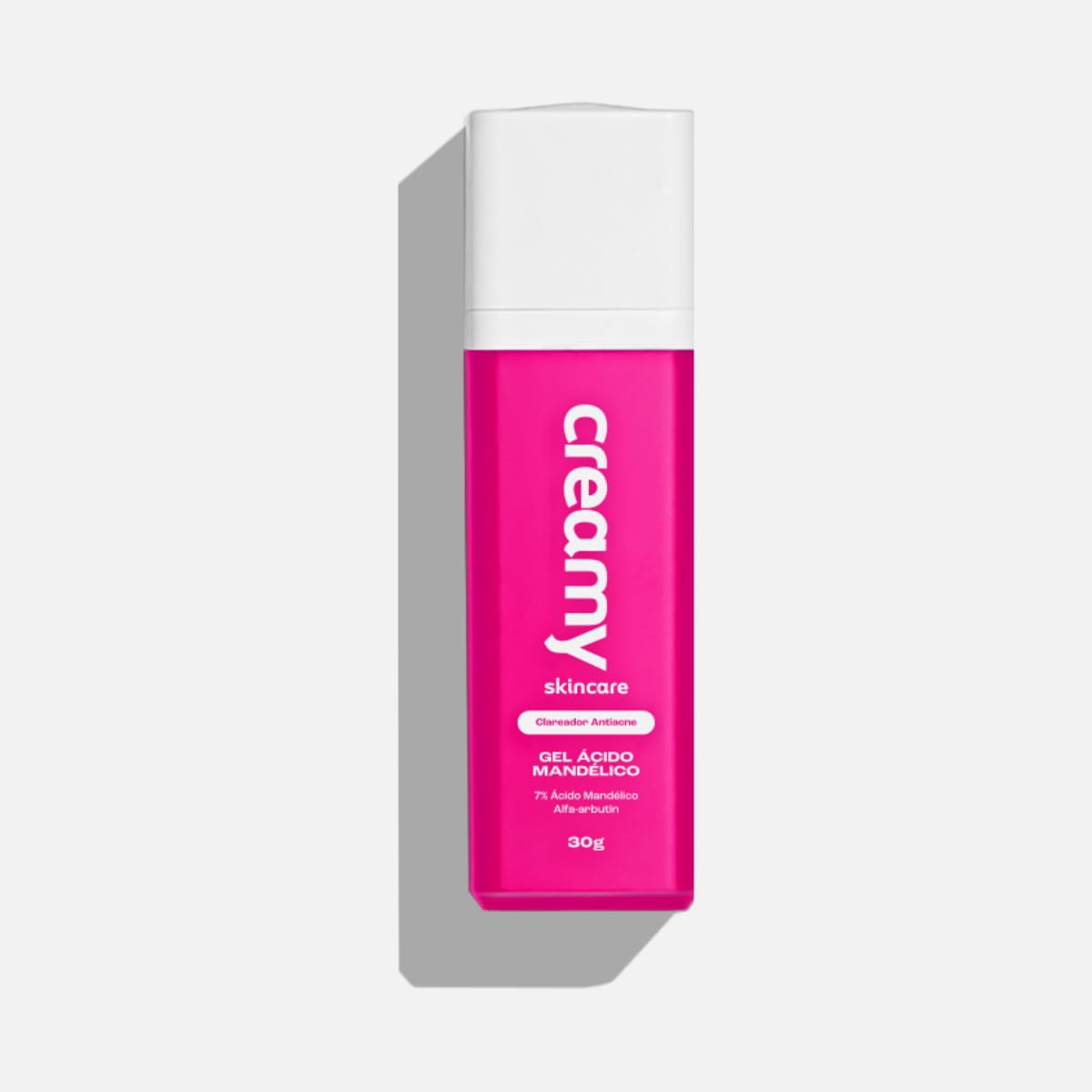 Creamy Skincare Mandelic Gel 7% – Exfoliating & Blemish Control Face Gel with Mandelic Acid, Alpha-Arbutin, Allantoin & Hypskin – Gentle Formula 1 fl oz/30mL