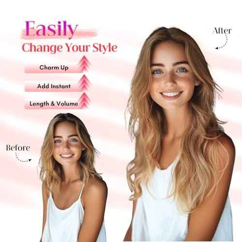 Rich Choices Real Human Halo Hair Extensions for Women Invisible Wire Hair Extensions 100% Human Remy Halo Hair 12 Inch #6 Light Brown