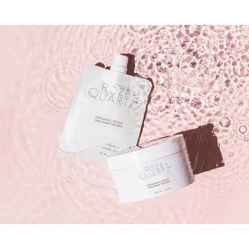 Roze + Quartz¢ç Original Hair Mask ? Deep Conditioning Hair Treatment for Dry Damaged Hair (16 Fl Oz REFILL)
