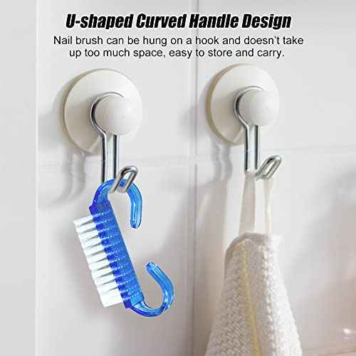 RETON 24 Pcs Handle Grip Nail Brush, Nail Brushes Fingernail Scrub Cleaning Brushes for Toes and Nails Cleaner, Pedicure Manicure Brush for Women Men Girls (Multicolor)