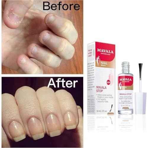Mavala Stop Deterrent Nail Polish Treatment | Nail Care to Help Stop Putting Fingers In Your Mouth | Bitter Taste | Easy Application | For Ages 3+ | 0.3 Fl Oz