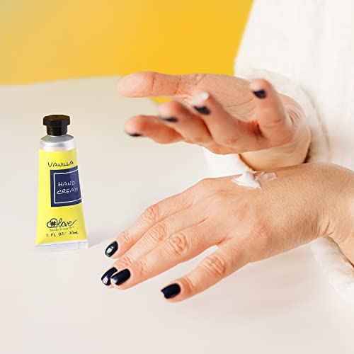 BODY & EARTH # LOVE Hand Cream Gift Set Hand Lotion Sets for Women Gift, Pack of 6 Advanced Repair Hand Cream for Dry Hands Non-greasy, Mothers Day Gifts for Mom, Women Birthday Gift for Her