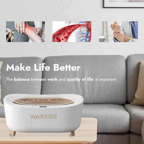 Waxkiss Intelligent Paraffin Wax Machine for Hands & Feet,Paraffin Wax Warmer for Professional Spa (A)