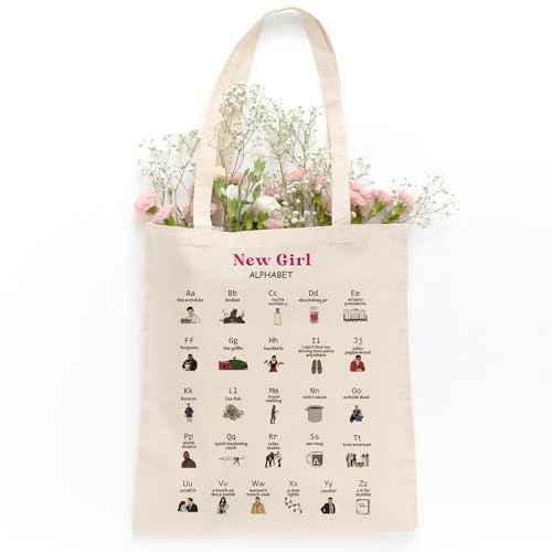 New Girl TV Show Inspired Gift, Girl Fans Gift Tote Bag Merchandise, Funny Shoulder bag Gifts for Sister Friends Shoulder Bag