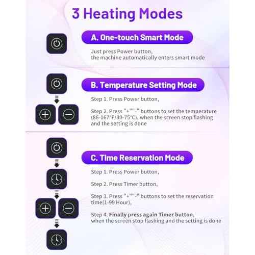 Upgraded Paraffin Wax Machine for Hand and Feet 4000ML, Teglu Paraffin Bath Moisturizing Kit with 3X 450g Paraffin Wax Refill for Hand and Foot Spa at Home, Paraffin Wax Warmer Black