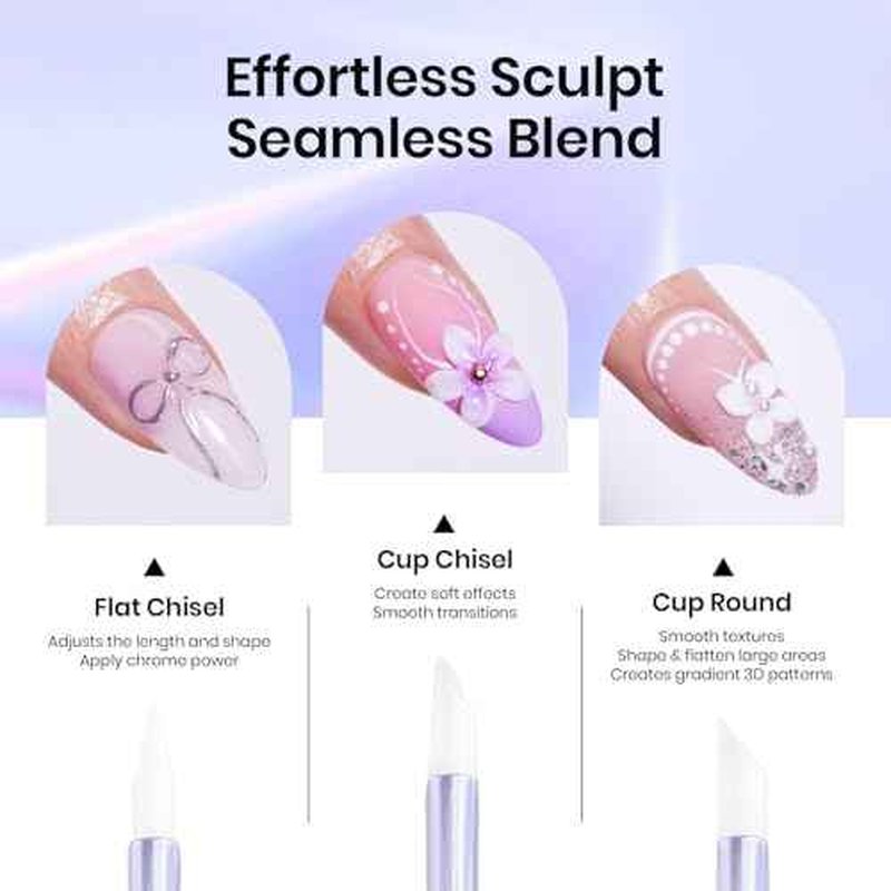 Beetles 5PCS Nail Art Dotting Tools Nail Art Sculpture Pen, Dual-Head Resin Nail Art Tools, Carving Drawing Tool, Silicone Brushes Set Pottery Clay Sculpting Tools Modeling Painting Tool DIY Art