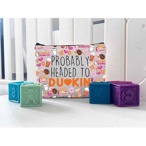 WCGXKO Probably Headed Makeup Bag Donut Lover Gift Coffee Refreshment Merch (Coffee Bag)