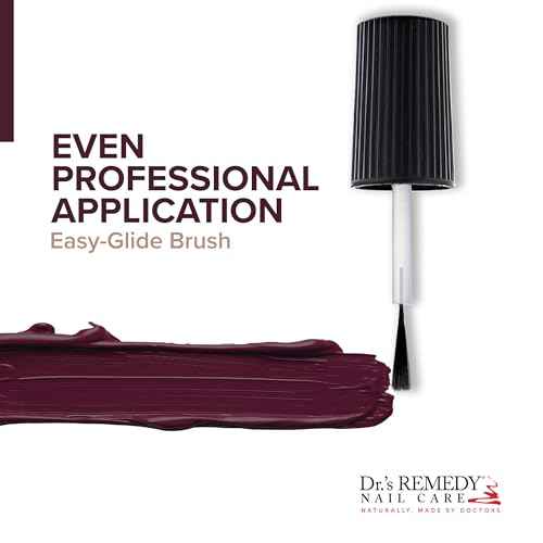 Dr¡¯s Remedy Enriched Nail Polish: Non Toxic, All Natural, and Organic - Doctor Formulated: Strengthens, Restores, Heals, and Protects '24-Free' - DESIRE Dark Brown