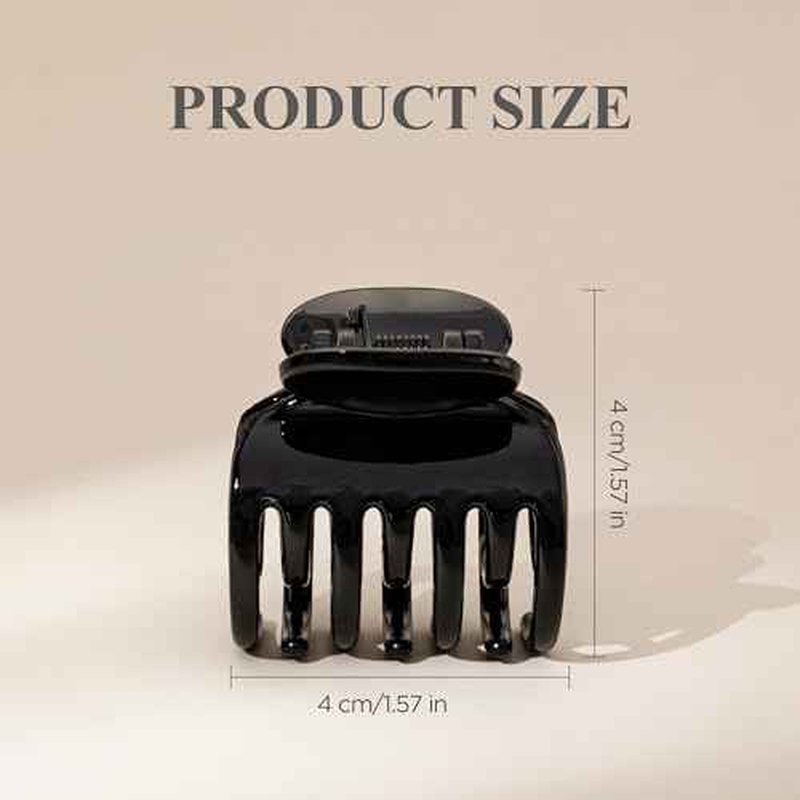Small Hair Clips for Women Girls, 8 PCS 1.6 Inch Hair Claw Clips for Thin/Medium Thick Hair 4 Style Matte Hair Jaw Clips Non-Slip Tiny Hair Accessories