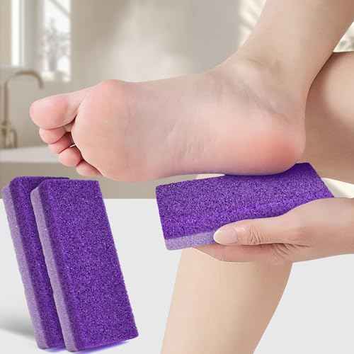 2 PCS Double-Sided for Feet, Foot Scrubber£¬Effective Pedicure Tools (Purple)