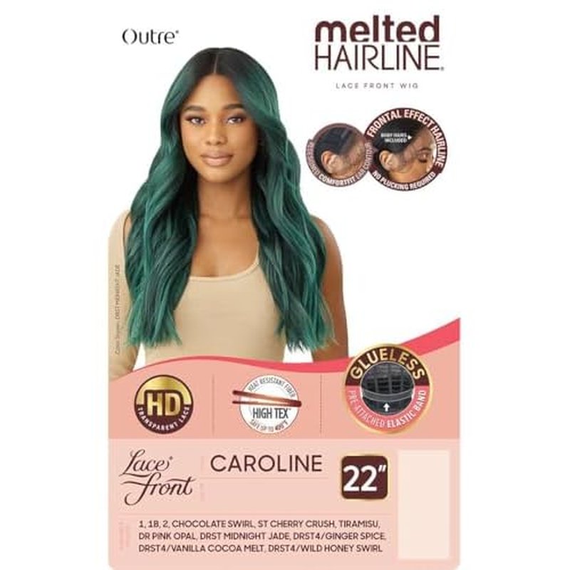 Outre Lace Front Wig - Melted Hairline - Caroline (DR PINK OPAL)