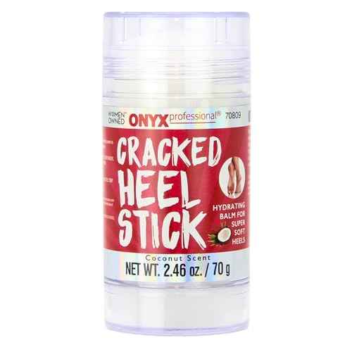 Onyx Professional Cracked Heel Repair Balm Stick for Dry Cracked Feet Treatment, Coconut Scent, 1 pack - Moisturizing Foot Balm, Rolls On, No Mess Like Foot Cream or Foot Lotion, Heel Treatment