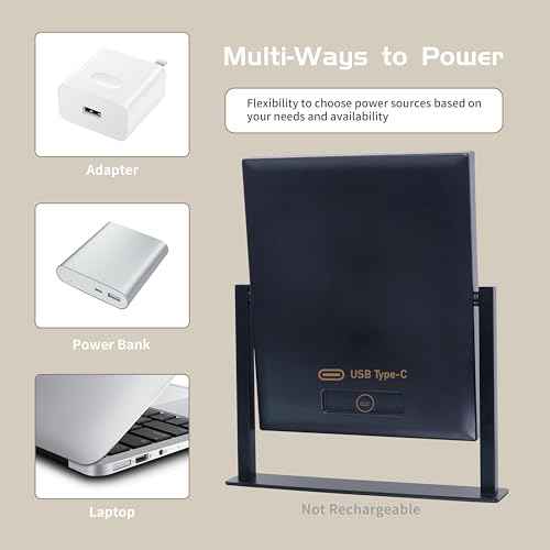 Vanity Mirror with Lights,Makeup Mirror with Lights with 9 Dimmable LED Bulbs, 3 Color Lighting Modes Detachable 10X Magnification Mirror Touch Control,360¡ÆRotation