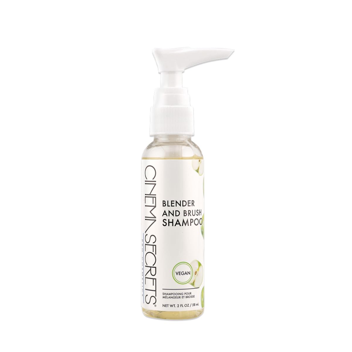 CINEMA SECRETS Vegan Makeup Brush Cleaner - Sponge & Makeup Brush Shampoo for Deep Cleansing - Removes Build-Up & Stains - Gentle & Cruelty-Free Beauty Tools Accessories (2 oz)