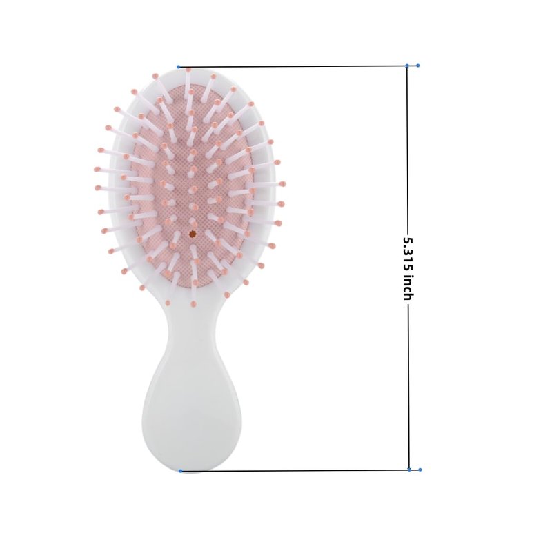 Bridesmaid Proposal Gifts 8pcs Mini Travel Brush bachelorette party accessories Cute hair Brush for Wedding Party Favors for Wedding Party Favors (Pink, 12pcs)
