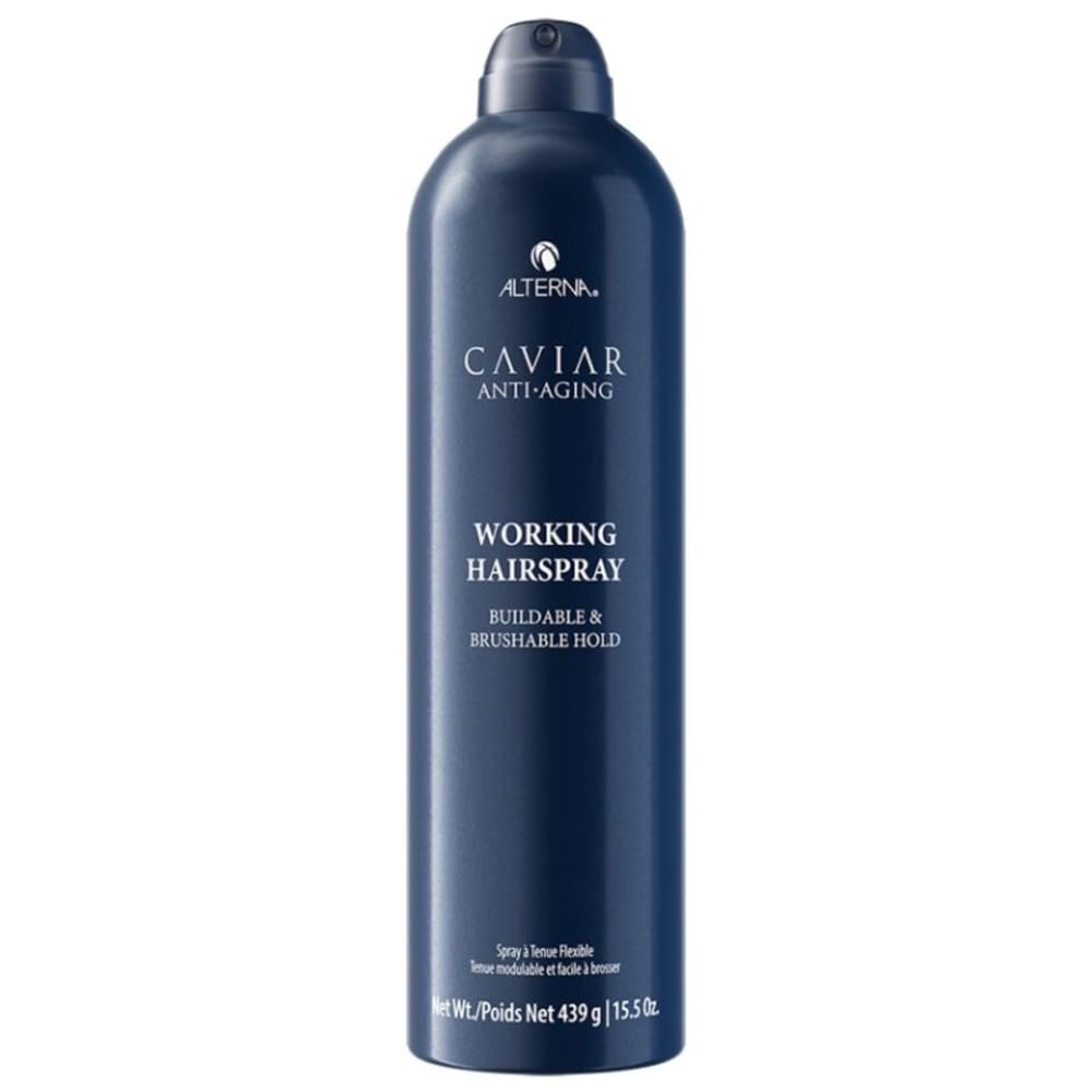 Alterna CAVIAR Anti-Aging Hairspray - Buildable Hold & Frizz Control | Sulfate-Free, Adds Shine