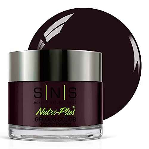 SNS Nail Dip Powder, Gelous Color Dipping Powder - You've Got It All (Purple/Plum), EE05 - Long-Lasting Acrylic Nail Color & Polish Lasts 14 Days - Low-Odor & No UV Lamp - 1 Oz