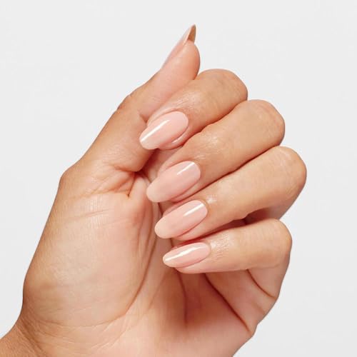 OPI Nail Lacquer Nail Polish | Sheer Light Nude Pink Cr?me Chip Resistant Nail Polish | Fast Drying, Streak Free