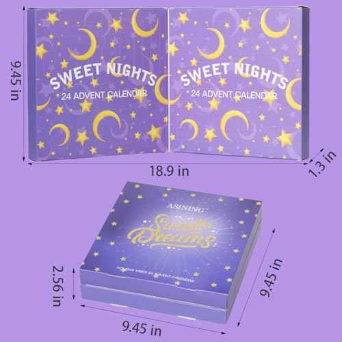 Beauty Advent Calendar 24 Days of Holiday Advent Calendar for Women, Mom, Wife, Her Holiday Gift,Pamper Kit- Unique Lavender Spa Gifts Basket Set Self-Care Spa Set ? Body Care Skin Care