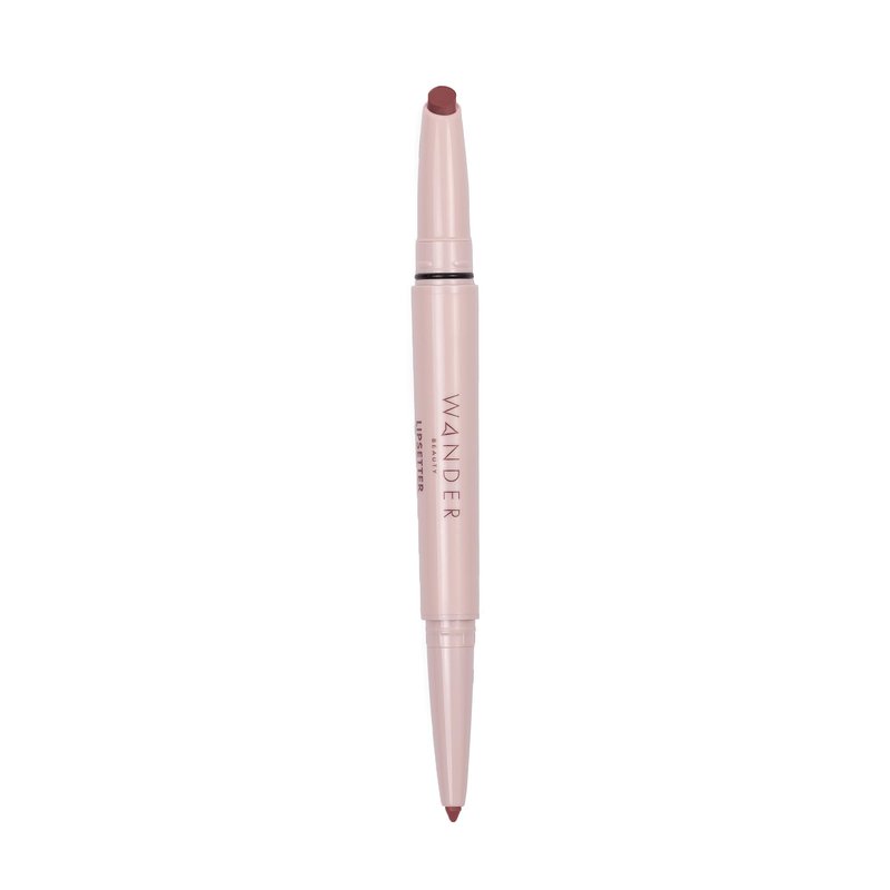 Wander Beauty Lipsetter Dual Cream Lipstick + Lip Liner - Midtown Mauve - Ultra-Smooth, Hydrating Lipstick and Lip Liner with a Soft Matte Finish - Made with Squalane & Peptides (1 Count)