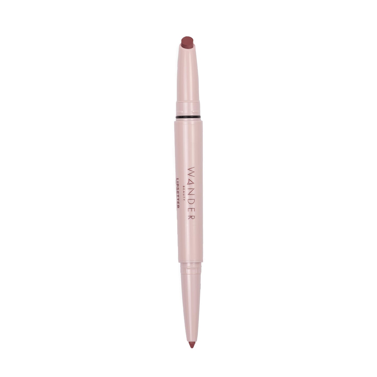 Wander Beauty Lipsetter Dual Cream Lipstick + Lip Liner - Midtown Mauve - Ultra-Smooth, Hydrating Lipstick and Lip Liner with a Soft Matte Finish - Made with Squalane & Peptides (1 Count)