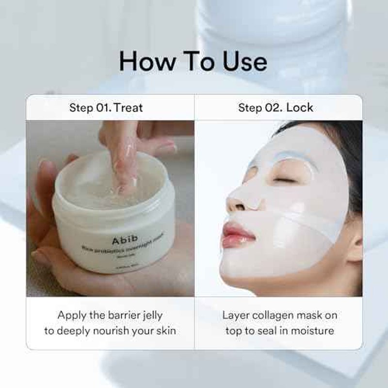 Abib Collagen Gel Mask Sedum Jelly 4 Sheets (Hydrating) I Korean Vegan Collagen, Cooling Hydrating Hyaluronic Acid Hydrogel Face Mask Skin Care